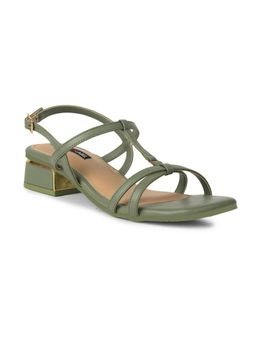 Bata - Women Fashionable Block Heel Sandals - Olive