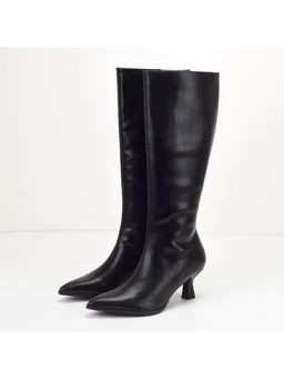 MISS MOSA BY AKANKSHA - Solia Knee High Pointed Boots Black