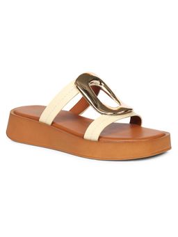 Viviblu - Leather Platform Sandals - Off White