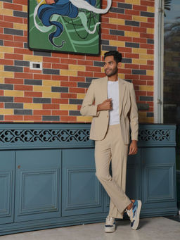 HILO DESIGN - Saville Curve - Urban Savile-Curve Blazer With Trouser