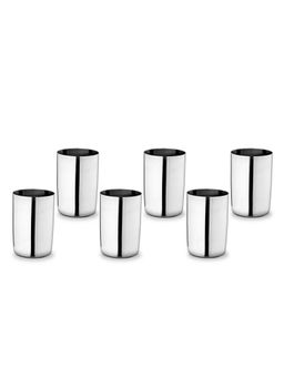 Wonderchef - Venice Stainless Steel Glasses (Set Of 6)