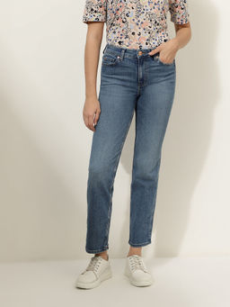 Marks & Spencer - Solid Straight Fit Jeans