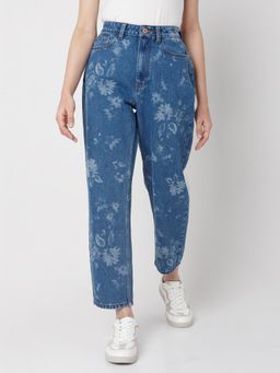 VERO MODA - Women Printed Blue Jeans