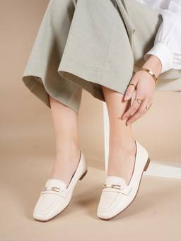 Twenty Dresses by Nykaa Fashion - Cream Casual Loafers