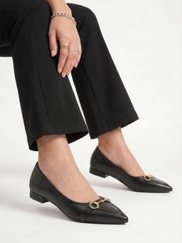 Twenty Dresses by Nykaa Fashion - Black Party Loafers