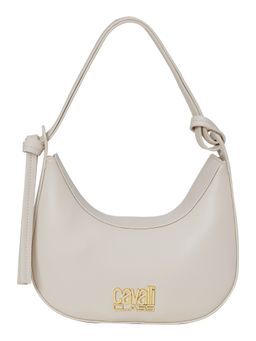 Cavalli Class - Women Solid Synthetic Handbag - Off White
