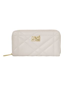 Cavalli Class - Women Textured Synthetic Wallet - Off White