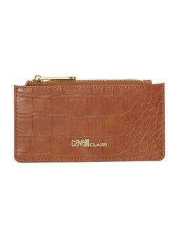 Cavalli Class - Women Textured Synthetic Wallet - Brown
