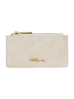 Cavalli Class - Women Textured Synthetic Wallet - Off White