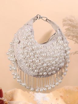 SWISNI - White Mirror Clutch (M)