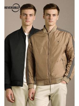 Louis Philippe - Beige Solid Reversible Jacket