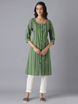 Aurelia - Green Casual Kurta