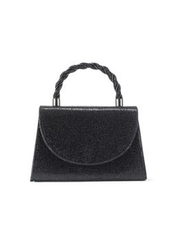 Lino Perros - Texas Black Midnight Clutch with Detachable Chain