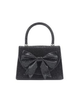 Lino Perros - Texas Glow Black Clutch with Detachable Chain