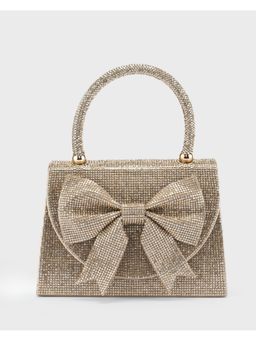 Lino Perros - Texas Glow Gold Clutch with Detachable Chain