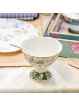 Vigneto - Victorian Green Dessert Cups (Set of 6)