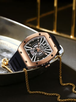 Giordano - Romech Collection Premier Analog Skeleton Gold Watch For Men (GZ-50230) (M)