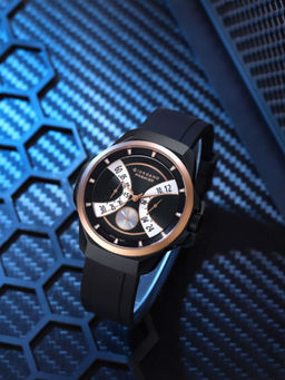 Giordano - Nexus Collection Premier Analog Quartz Black Watch For Men (GZ-50238) (M)