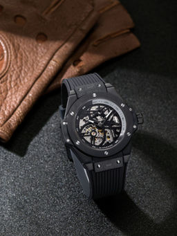 Giordano - Phantom Collection Automatic Skeleton Black Watch For Men (GZ-50240) (M)