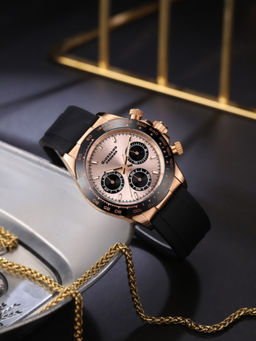Giordano - Ember Collection Premier Chronograph Rose Gold Watch For Men (GZ-50241) (M)