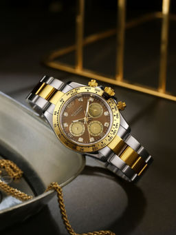 Giordano - Eleganza Collection Premier Chronograph Brown Watch For Men (GZ-50242) (M)