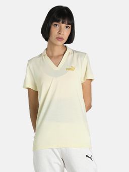 Puma - Ess V Neckwomen Beige T-shirt