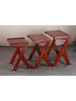 Manor House - Manvi Wooden Nested Tables Set of 3