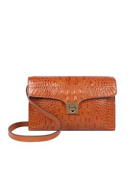 Hidesign - Stampa 02 Baby Croco Mel Ranch Sling Bag Tan (M)