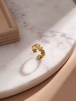 Palmonas - Gold Glided Crownlace Ring