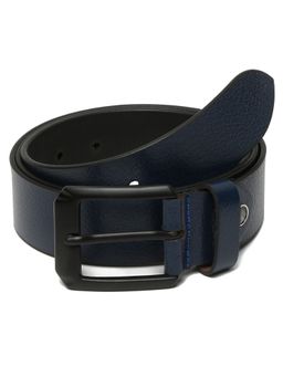 Teakwood - Men Vintage Blue Leather Casual Belt