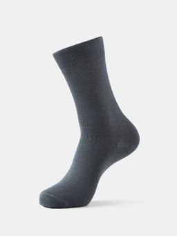 Jockey - 7192 Men Mercerized Cotton Elastane Stretch Crew Length Socks - Light Grey