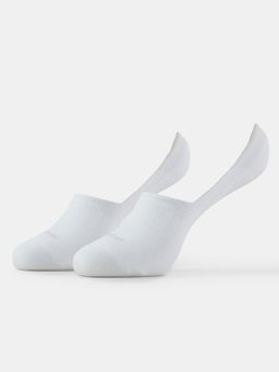 Jockey - 7099 Men Compact Cotton Elastane No Show Socks - White (Pack of 2)