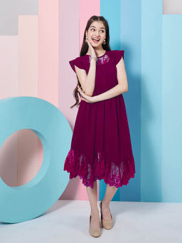 PSPeaches - Wine Dress for Girls