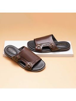 Ruosh - The Harvey Brown Men Double-Monk Slipper Sandals