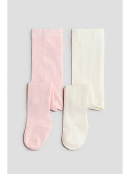 H&M - Kids Pink 2-Pack Tights