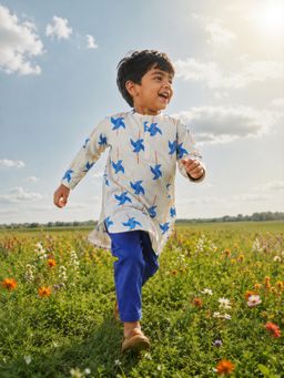 Somersault - Pinwheel Printed Kurta with Pyjama