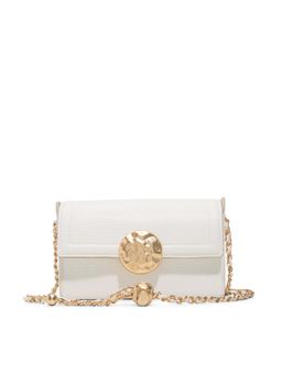 Aldo - Women Leiliani White Textured Cross Body Sling Bag