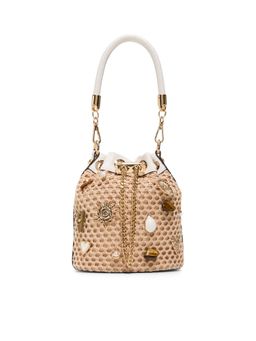 Aldo - Women Shellina Beige Bucket Bag with Detachable Strap