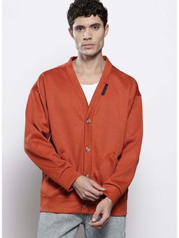 The Indian Garage Co - Men's Rust Oversized Cardigan