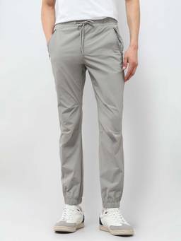 U.S. Polo Assn. Denim Co. - Men's Grey Straight Fit Mid Rise Jogger