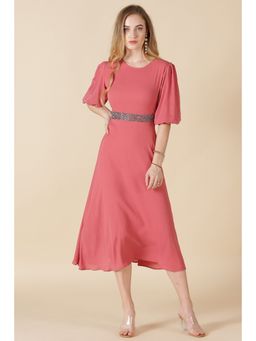Gipsy - Dusky Pink Polyester Dress