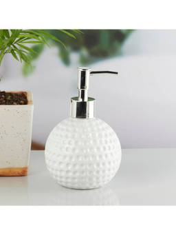 Kookee - White Stylish Refillable Bathroom Ceramic Soap Dispenser