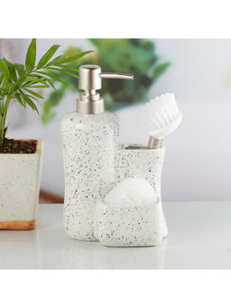 Kookee - White Stylish Refillable Bathroom Ceramic Soap Dispenser