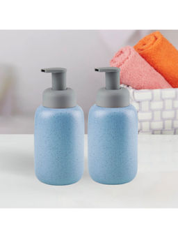 Kookee - Multi-Color Stylish Refillable Bathroom Ceramic Soap Dispensers (Pack of 2)