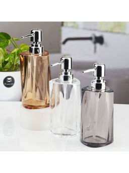 Kookee - Multi-Color Stylish Refillable Bathroom Ceramic Soap Dispensers (Pack of 3)