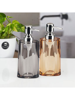 Kookee - Multi-Color Stylish Refillable Bathroom Ceramic Soap Dispensers (Pack of 2)