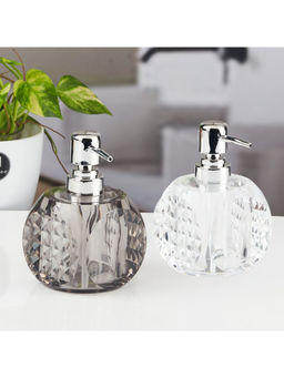 Kookee - Multi-Color Stylish Refillable Bathroom Ceramic Soap Dispensers (Pack of 2)