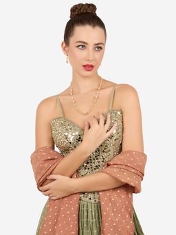 Zaveri Pearls - Women Multi-Color Beads-Pearl Multistrand Jewellery Set