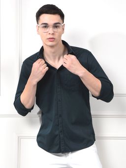 CRIMSOUNE CLUB - Men Green Shirt