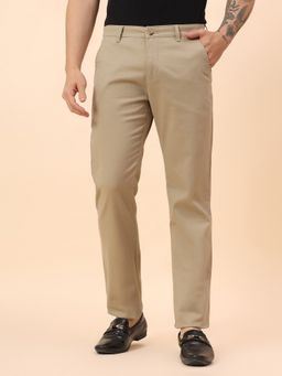 Cantabil - Breathable & Soft with Color Fastness Khaki Trouser